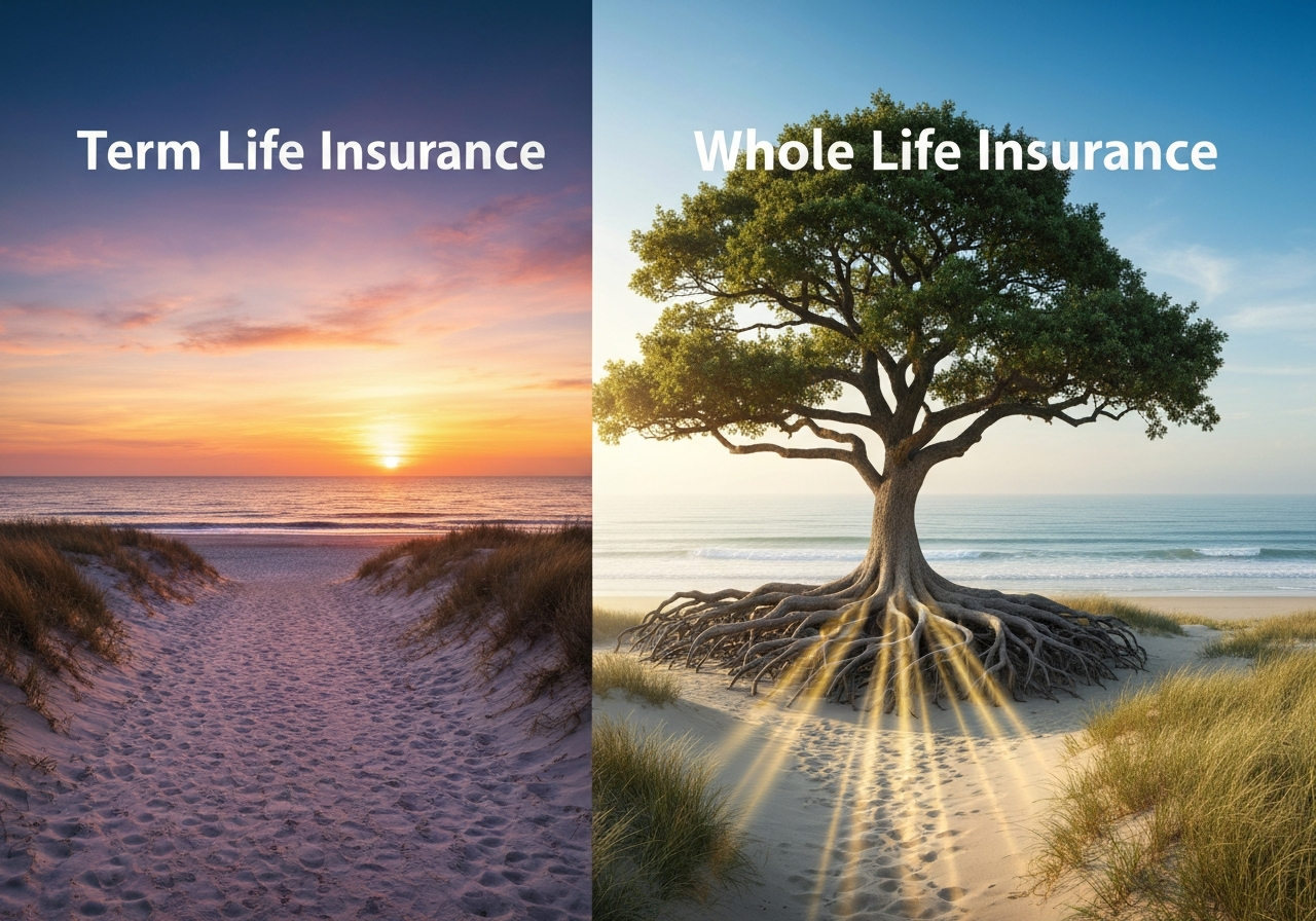 Term Life vs. Whole Life Insurance: Key Differences & Choosing Your Best Fit with Beach Insurance LLC